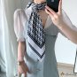 Large square scarf yellow silk scarf female simple magnanimous fashion temperament twill silk scarf