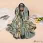 Spring elegant silk scarf scarf large shawl female satin beach long scarf printing shawl