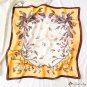 New satin sweet silk scarf female 70cm neck scarf small flowers printed small square scarf