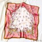New satin sweet silk scarf female 70cm neck scarf small flowers printed small square scarf