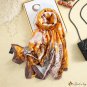 Spring silk scarf large shawl female beach long scarf Chinese wind elegant print scarf