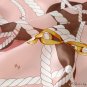 New vintage neck scarf 70cm satin chiffon small square scarf female pink anchor vocational simulatio