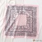 70 satin chiffon silk scarf female French new simulation silk cashew black and white small square sc