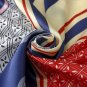 New vintage neck scarf 70cm satin chiffon small square scarf female black professional simulation si