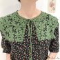 French lace new literary style female lace hollow small shawl Morandi color system fake collar cotto