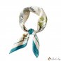 Sweet silk scarf new satin chiffon female 70 simulation silk floral small square scarf