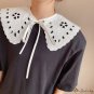 French new fashion wind literary female hollow small shawl chiffon cane decorative fake collar scarf