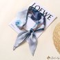 Spring Chinese wind floating ribbon female small silk scarf simulation silk twill light luxury neck 