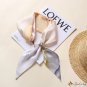 Spring Chinese wind floating ribbon female small silk scarf simulation silk twill light luxury neck 