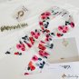New fresh literary floating ribbon female small silk scarf simulation silk twill light luxury neck s