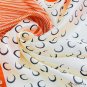 Silk satin silk scarf hair tie scarf simple wind printing simulation silk 53cm small square scarf sc
