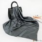 New simulation of silk scarf female large square scarf 90cm pure color package head scarf 25 colors