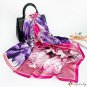 New simulation of silk scarf female large square scarf 90cm package head screen printing scarf