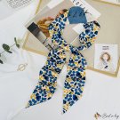 New floating ribbon female stream fashion small silk scarf simulation silk neck scarf Pin bag braide