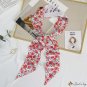New floating ribbon female stream fashion small silk scarf simulation silk neck scarf Pin bag braide