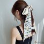 New floating ribbon female stream fashion small silk scarf simulation silk neck scarf Pin bag braide