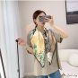 Autumn new fashion large square scarf French elegant celebrity fashion temperament silk scarf female