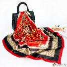 Summer new simulation silk scarf female 90 * 90CM square scarf headscarf scarf shawl