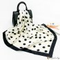Summer new simulation silk scarf female 90 * 90CM square scarf simple polka dot large square scarf s