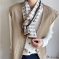The new floating belt 17 * 155 simulation silk long strip silk scarf female tie neck travel photo sc
