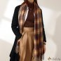 Autumn and winter new imitation cashmere scarf ladies warm fringe scarf classic plaid retro wind sha