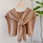 Autumn and winter new solid color knitting small shawl female sweet wind multi-color decorative warm