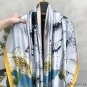 New Chinese wind simulation silk scarf female landscape painting decorative wind large shawl scarf