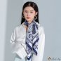New simulation silk scarf female flow twill silk printed decorative scarf square scarf shawl scarf