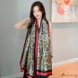 New silk scarf female print cashew new silk satin decoration large shawl scarf scarf