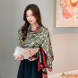 New silk scarf female print cashew new silk satin decoration large shawl scarf scarf