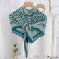 New simulation silk scarf female fashion large square scarf headscarf pressure wrinkle stretch plaid