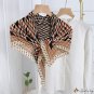 New simulation silk scarf female fashion large square scarf headscarf pressure wrinkle stretch plaid