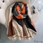 Autumn and winter new letter warm scarf female double-sided imitation cashmere shawl female models