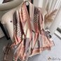 Autumn and winter new letter warm scarf female double-sided imitation cashmere shawl female models