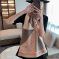 Autumn and winter new letter warm scarf female double-sided imitation cashmere shawl female models