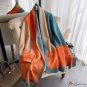 New imitation cashmere scarf autumn and winter female splicing long jacquard warm thickened tassel d