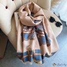 The new imitation cashmere scarf women in the long paragraph decorative thickening large shawl