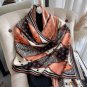 New big brand imitation cashmere scarf female jacquard fringe warm double-sided scarf shawl