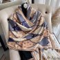 New big brand imitation cashmere scarf female jacquard fringe warm double-sided scarf shawl