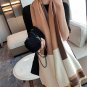 Autumn and winter new imitation cashmere scarf women thickening warm scarf shawl
