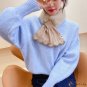 New plush scarf female winter warm imitation rabbit fur student scarf neck protector cold thickened 