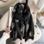 New imitation cashmere color grid scarf female autumn and winter plaid scarf tassel shawl students s