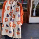 Autumn and winter new woolen scarf large shawl fashion multicolor literary female warm knitted scarf