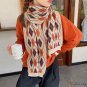 Autumn and winter new woolen scarf large shawl fashion multicolor literary female warm knitted scarf
