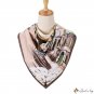 Fashion simulation silk scarf female new twill silk large square scarf travel decorative shawl