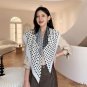Fashion simulation silk scarf female summer new twill silk large square scarf travel decorative shaw
