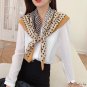 Fashion simulation silk scarf female summer new twill silk large square scarf travel decorative shaw