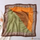 New 70cm simulation silk scarf silk scarf tied hair tied ornaments female small square scarf
