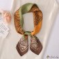 New 70cm simulation silk scarf silk scarf tied hair tied ornaments female small square scarf