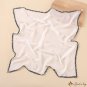 New simulation silk scarf women's simple pure color light gauze scarf pearl small square scarf scarf